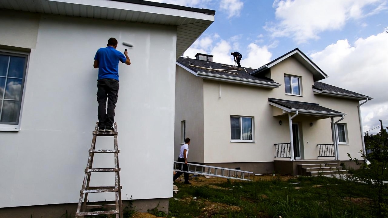 Homeowner researching cheapest home repair options on laptop in 2026
